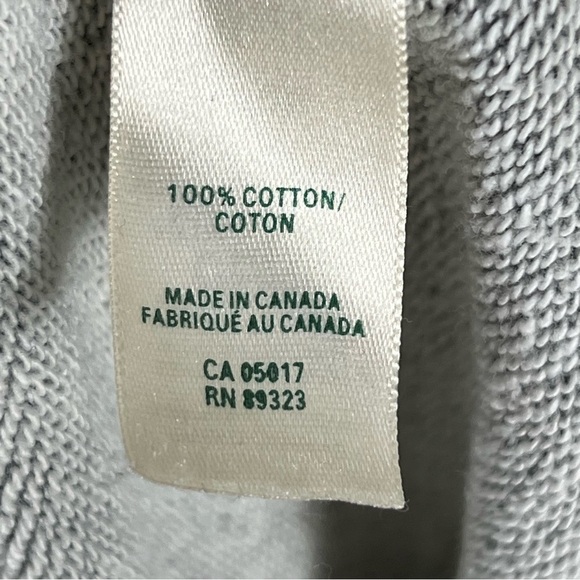 Roots Women’s Grey 100% Cotton Size XL Scoop Neck Sweater Dress 3/4 Sleeves - Picture 8 of 8